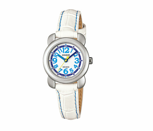 Casio LTR-18L-7BV Leather White Watch